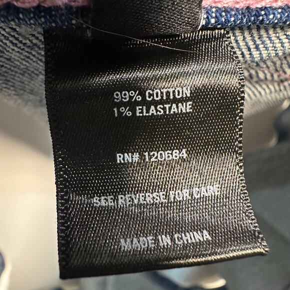 Vintage Y2K Pleated Denim Mini Skirt with Heart Pockets Size Medium - Picture 7 of 8